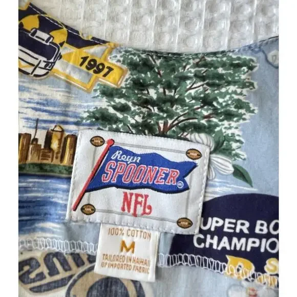 Vtg Reyn Spooner NFL Rams Hawaiian Maxi / Midi Dress Size Medium - Picture 6 of 6